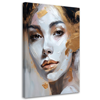 Paveikslas ant drobės, Monochrominis moters portretas aukse Paveikslai ant drobės Gera namie - Geranamie.lt