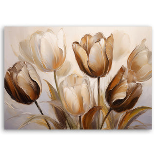 Paveikslas ant drobės, Tulpės ochroje Paveikslai ant drobės Gera namie - Geranamie.lt