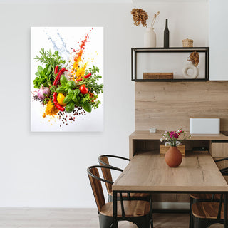Paveikslas ant drobės, Žolelių ir prieskonių gaiva nr. 2 Paveikslas ant drobės, Herbs spices vegetables Paveikslai ant drobės Gera namie - Geranamie.lt