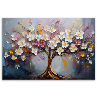 Paveikslas ant drobės, Medis violetinių žiedų šokyje Paveikslai ant drobės Gera namie - Geranamie.lt