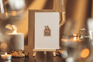 A set of Christmas cards, Gingerbread cards