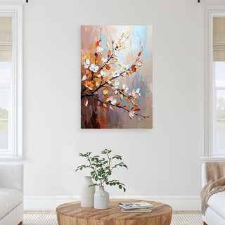 Paveikslas ant drobės, Pavasario žiedų šakelė Paveikslai ant drobės Gera namie - Geranamie.lt