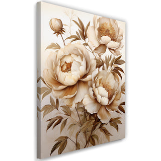 Paveikslas ant drobės, Bijūnai pastelėjePaveikslai ant drobės Gera namie - Geranamie.lt