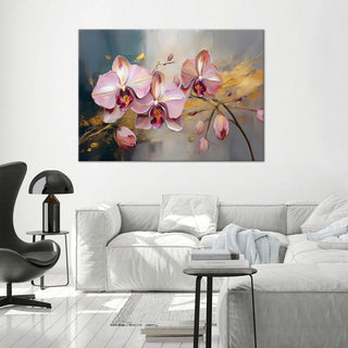 Paveikslas ant drobės, Rožinių orchidėjų kompozicija Paveikslai ant drobės Gera namie - Geranamie.lt