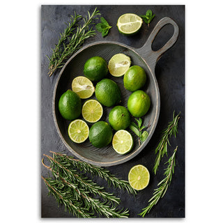 Paveikslas ant drobės, Laimai ir rozmarinas Paveikslas ant drobės, Lime Fruit Kitchen Bar Paveikslai ant drobės Gera namie - Geranamie.lt