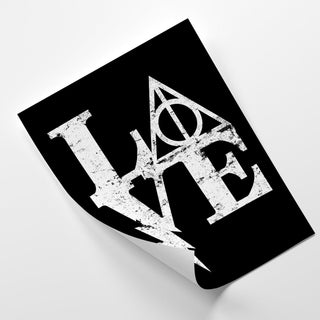 Plakatas, Dr. Mooners, Harry Potter, Deathly Hallows Love