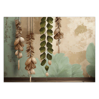 Wallpaper, Hanging plants