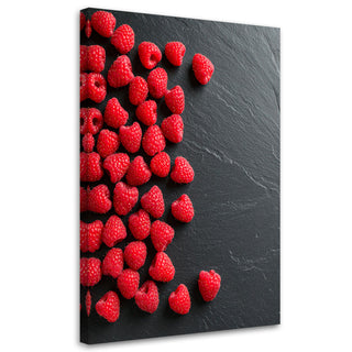 Paveikslas ant drobės, Aviečių gaiva Paveikslas ant drobės, Red raspberries Paveikslai ant drobės Gera namie - Geranamie.lt