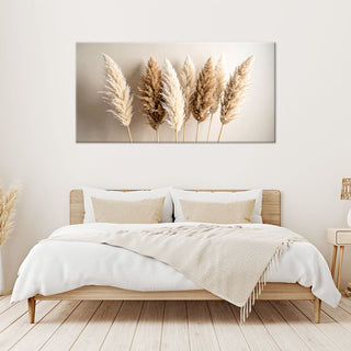 Paveikslas ant drobės, Pampų žolės pasteliniame fone Paveikslai ant drobės Gera namie - Geranamie.lt