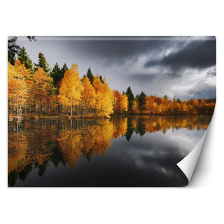 Wallpaper, Autumn Forest by the Lake