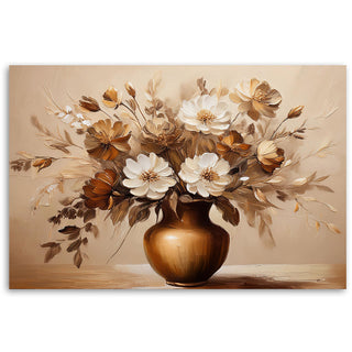 Paveikslas ant drobės, Pavasario gėlių vaza pastelėje Paveikslai ant drobės Gera namie - Geranamie.lt