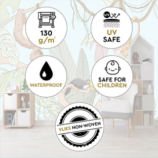 Fototapetai, Melsvi nuotykiai džiunglėseTapetai Gera namie - Geranamie.lt