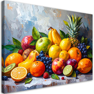 Paveikslas ant drobės, Egzotiškų vaisių natiurmortas Paveikslas ant drobės, Exotic fruits Still life Paveikslai ant drobės Gera namie - Geranamie.lt
