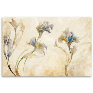 Painting on canvas, Iris in pastel