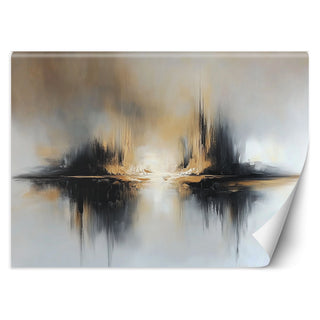 Wallpaper, Abstraction Beige Grey