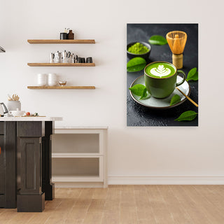 Paveikslas ant drobės, Matcha arbata Paveikslas ant drobės, Matcha tea Paveikslai ant drobės Gera namie - Geranamie.lt