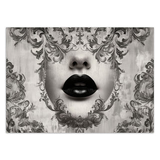 Fototapetai, Juodos lūpos