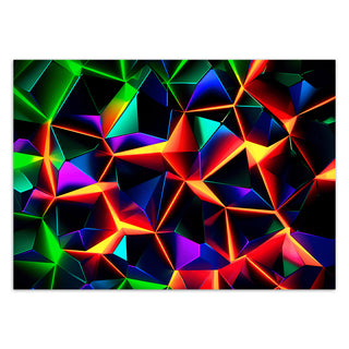 Fototapetai, Neoninės spalvotos formos 3DTapetai Gera namie - Geranamie.lt