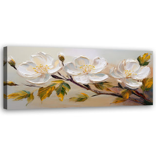 Paveikslas ant drobės, Baltų žiedų šakelė Paveikslai ant drobės Gera namie - Geranamie.lt