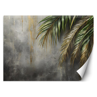 Wallpaper, Palms on concrete background