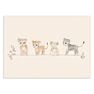 Wallpaper, Little lion cubs