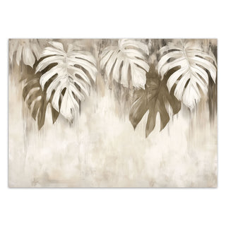 Fototapetai, Monsteros lapai pastelėje