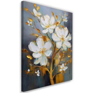 Paveikslas ant drobės, Baltų magnolijų šaka Paveikslai ant drobės Gera namie - Geranamie.lt