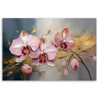 Paveikslas ant drobės, Rožinių orchidėjų kompozicija Paveikslai ant drobės Gera namie - Geranamie.lt