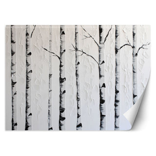 Wallpaper, Birch forest
