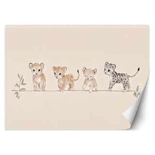 Wallpaper for children's room, African animals Boho