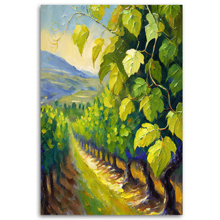 Painting on canvas, Vineyard Trail