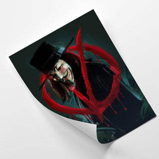 Plakatas, Nikita Abakumov, V for Vendetta