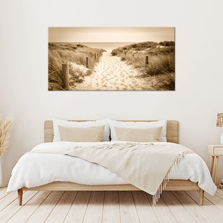 Paveikslas ant drobės, Takelis į paplūdimį retro Paveikslai ant drobės Gera namie - Geranamie.lt