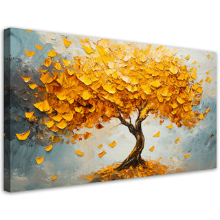 Paveikslas ant drobės, Medis rudens lapų šokyje Paveikslai ant drobės Gera namie - Geranamie.lt