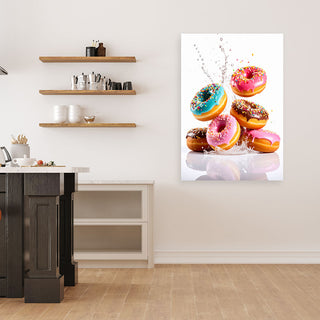 Paveikslas ant drobės, Spurgų magija Paveikslas ant drobės, Donuts Doughnuts sweets Paveikslai ant drobės Gera namie - Geranamie.lt