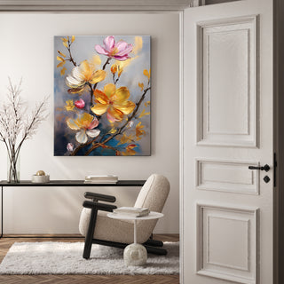 Paveikslas ant drobės, Aukso žiedų harmonija Paveikslai ant drobės Gera namie - Geranamie.lt