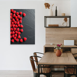 Paveikslas ant drobės, Aviečių gaiva Paveikslas ant drobės, Red raspberries Paveikslai ant drobės Gera namie - Geranamie.lt