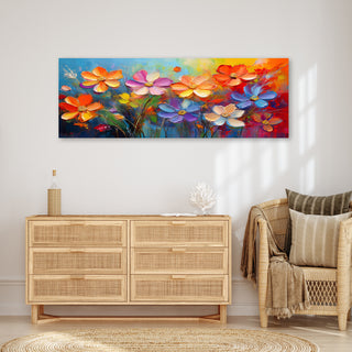 Paveikslas ant drobės, Ryškių žiedų šokis Paveikslai ant drobės Gera namie - Geranamie.lt