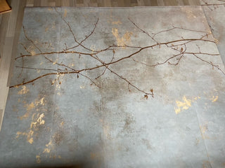 Fototapetai, Stilizuota vintažinė šakelė Tapetai Gera namie - Geranamie.lt