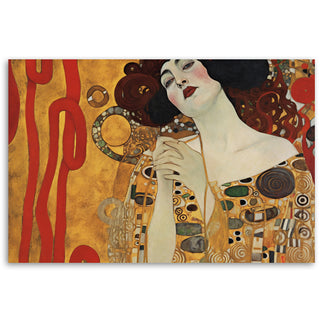 Painting on canvas, Gustav Klimt, Beautiful Woman