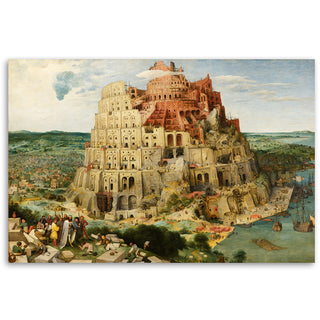 Painting on canvas, Pieter Bruegel, Tower of Babel