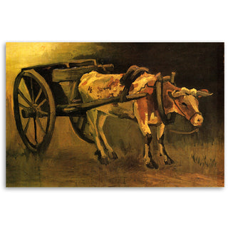 Painting on canvas, Vincent van Gogh, Carriage and Ox