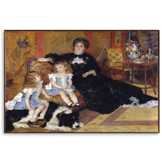 Painting on canvas, Pierre Auguste Renoir, Madame Charpentier with children