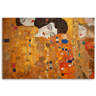 Painting on canvas, Gustav Klimt, Beautiful women