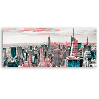 Canvas painting, New York skyscrapers