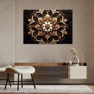 Painting on canvas, Flower 3D