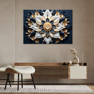 Painting on canvas, Flower 3D