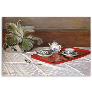 Painting on canvas, Claude Monet, Tea Time