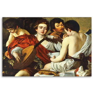 Painting on canvas, Caravaggio, Musicians