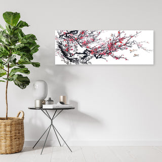 Painting on canvas, Sakura